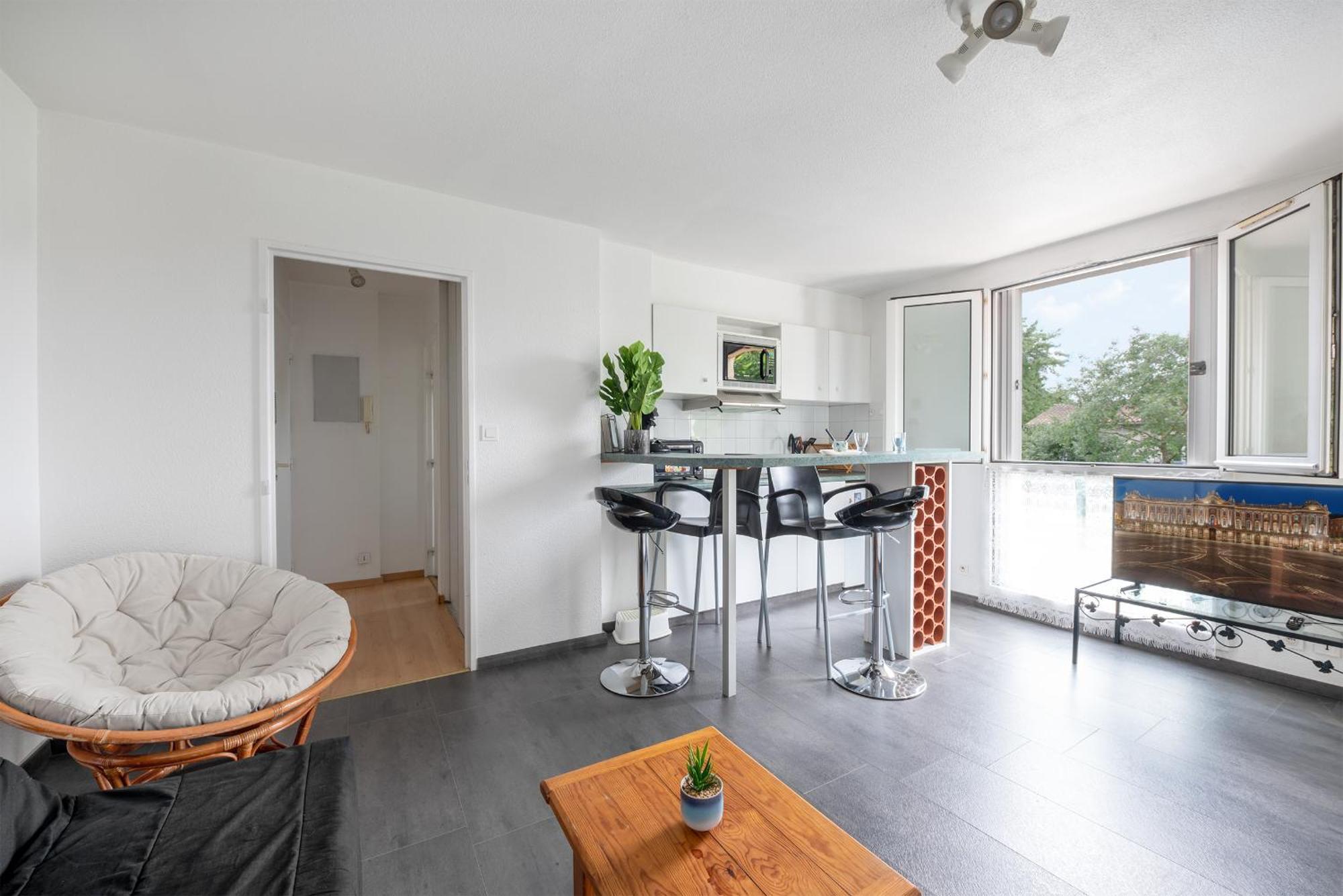 T2 Rangueil - Terrasse + 2 Parkings - 4 Personnes Apartment ตูลูส ภายนอก รูปภาพ